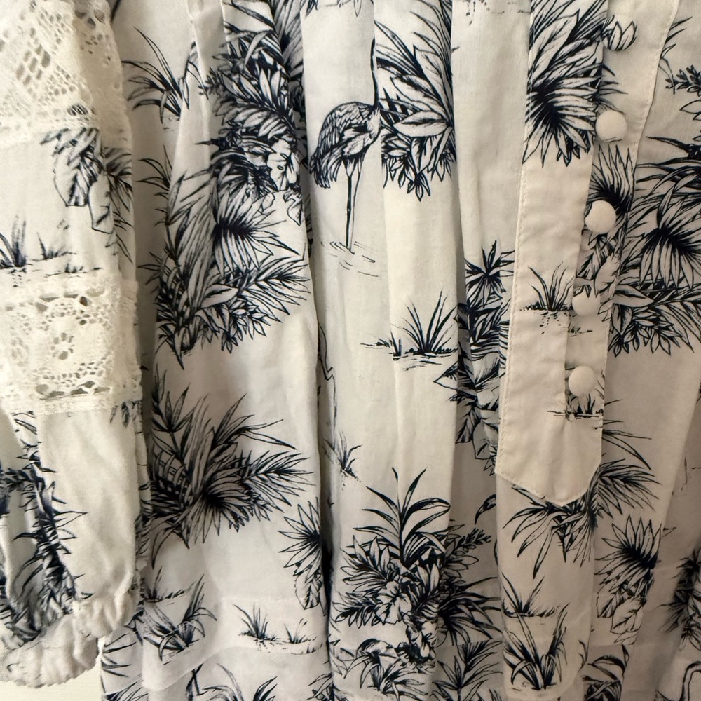 HUNTER BELL jenkins dress in floral garden party print size medium - Picture 7 of 7